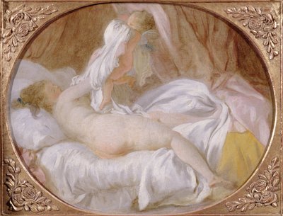 The Chemise Removed or The Lady Undressing by Jean Honore Fragonard