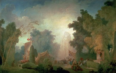 The Fete at Saint-Cloud by Jean Honore Fragonard