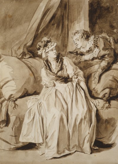 The Letter, or The Spanish Conversation, c.1778 by Jean Honore Fragonard