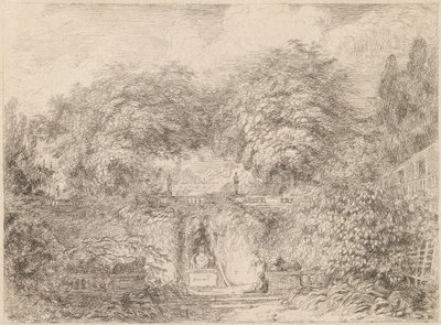 The Little Park by Jean Honore Fragonard