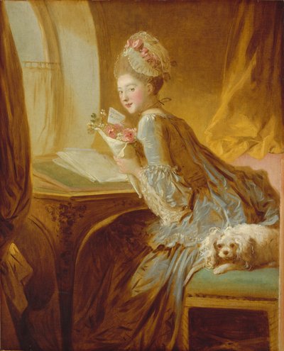 The Love Letter by Jean Honore Fragonard