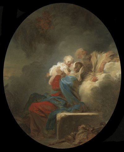 The Rest on the Flight into Egypt by Jean Honore Fragonard