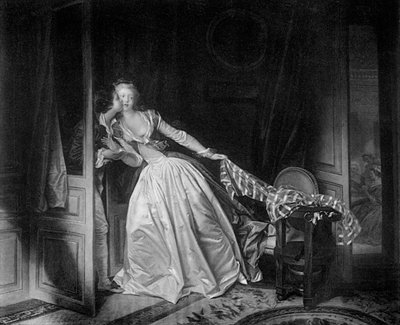 The Solen Kiss by Jean Honore Fragonard