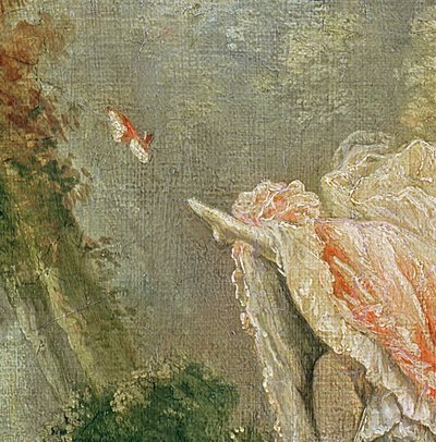 The Swing (detail) by Jean Honore Fragonard