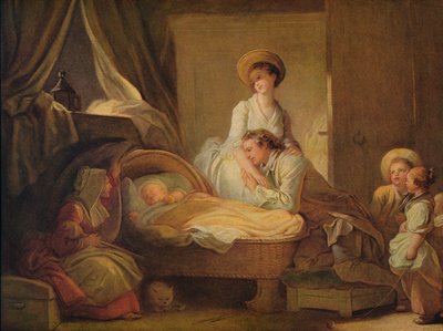 The Visit to the Nursery by Jean Honore Fragonard