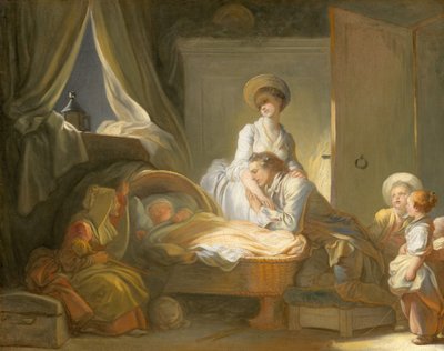 The Visit to the Nursery by Jean Honore Fragonard