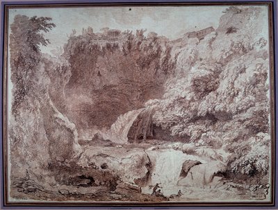 The Cave of Neptune at Tivoli by Jean Honore Fragonard