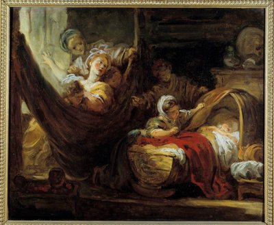 The Cradle by Jean Honore Fragonard
