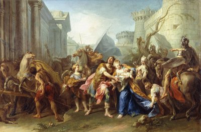 Hector Taking Leave of Andromache by Jean II Restout
