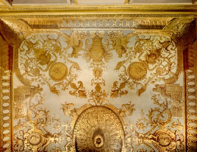 Ceiling of the chamber of the bed of the hotel de Mailly by Jean I  Berain
