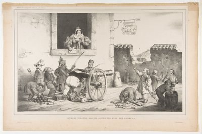 Children, Obey Me, Do Not Play With Those Weapons, April 1834 by Jean Ignace Isidore Gérard