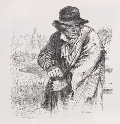 The Old Vagabond from The Complete Works of Béranger by Jean Ignace Isidore Gérard