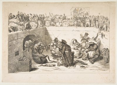 The People Delivered to the Vampire Taxes, May 1833 by Jean Ignace Isidore Gérard