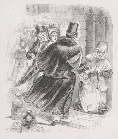 The Poor Woman from The Complete Works of Béranger, 1836 by Jean Ignace Isidore Gérard