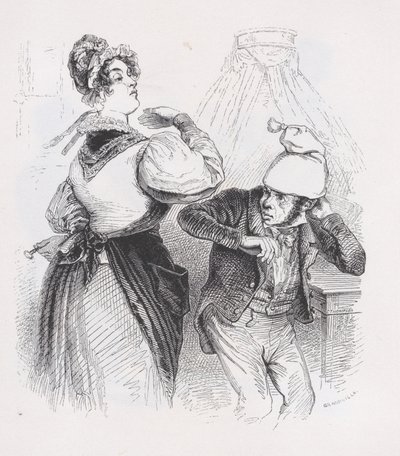 The Third Husband from The Complete Works of Béranger, 1836 by Jean Ignace Isidore Gérard