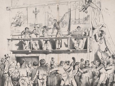 Zing! Zing! Boom Boom Boom!!! The Show of the Great Political Tumblers by Jean Ignace Isidore Gérard