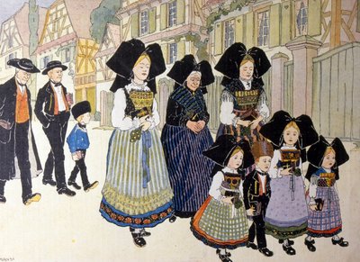 French celebrations marking the return of Alsace region to France by Jean Jacques Waltz