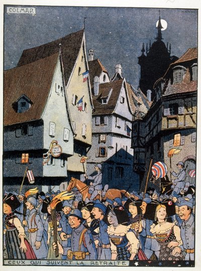 French celebrations marking the return of Alsace region to France by Jean Jacques Waltz
