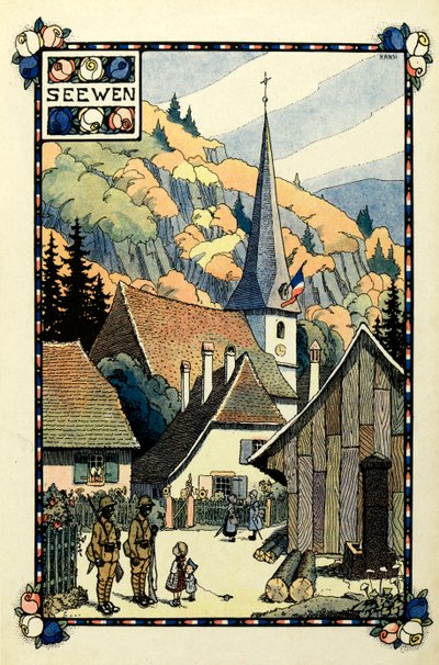 The Tricolor Paradise: Seewen 1918 by Jean Jacques (1873 1951) Waltz