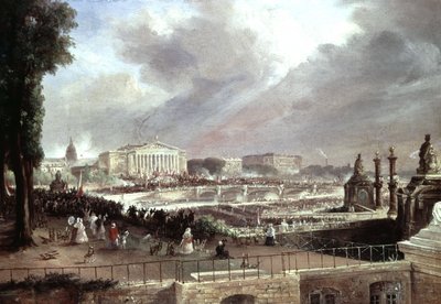 Proclamation of the Second French Republic, Place de la Concorde, February 24 by Jean Jacques (after) Champin