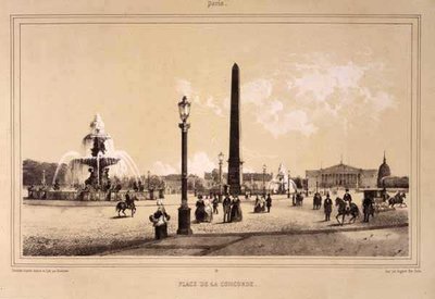 Place de la Concorde, Paris by Jean Jacques Bachelier
