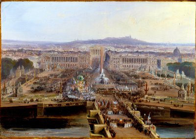 Revolution of 1848: Concord Feast on 21 May 1848 by Jean Jacques Champin