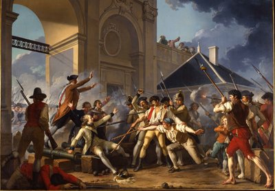 The Heroic Courage of the Young Désilles, in the Nancy Affair by Jean Jacques Francois Le Barbier