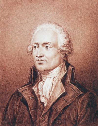 Portrait of Marie-Jean de Condorcet Caritat by Jean Jacques Frilley
