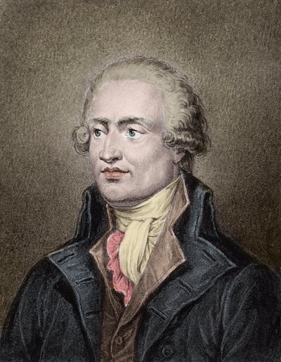 Portrait of Marie Jean Antoine Nicolas de Caritat, Marquis de Condorcet (1743-1794) - Engraved by Jean Jacques Frilley by Jean Jacques Frilley