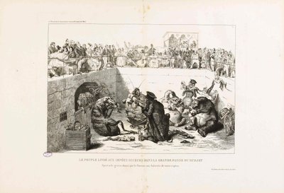 The People Delivered to the Vampire Taxes. From La Caricature by Jean Jacques Grandville