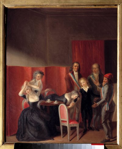 Louis XVII Was Separated from His Mother Marie Antoinette on 3 July 1793 in the Temple Prison by Jean Jacques Hauer