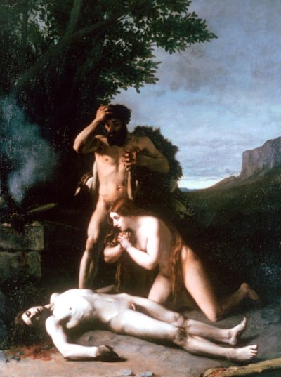 Adam and Eve finding the Body of Abel by Jean Jacques Henner