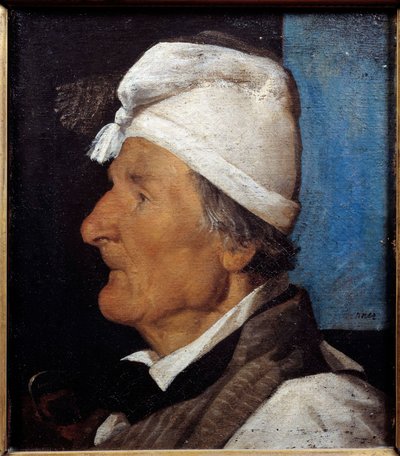 Portrait of Jean Hermann, the old joiner by Jean Jacques Henner