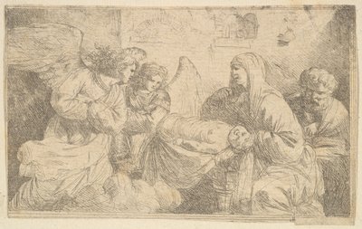 The Nativity of Christ, late 18th century by Jean Jacques Lagrenee