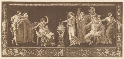 Antique Sacrifice, from Recueil de Différentes Compositions Frises by Jean Jacques Lagrenee