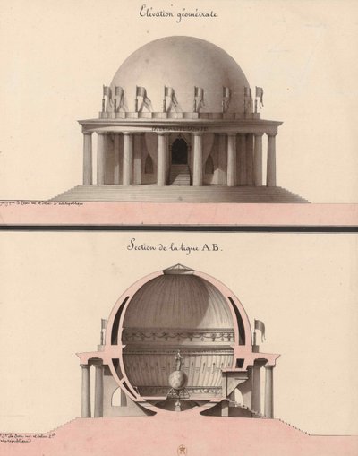 Elevation of a Temple to Equality, for the Philosopher