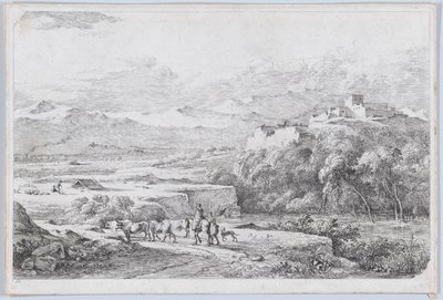 Landscape After Van der Cabel by Jean Jacques de Boissieu