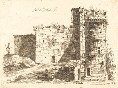 Ruins of the Château Saint-Chamond, Loire by Jean Jacques de Boissieu