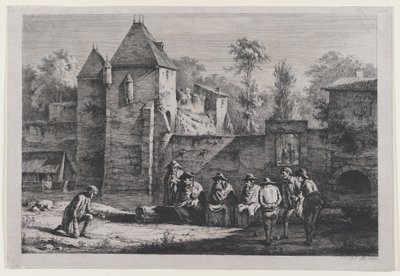 The Old Gate of Vaise, Lyon by Jean Jacques de Boissieu