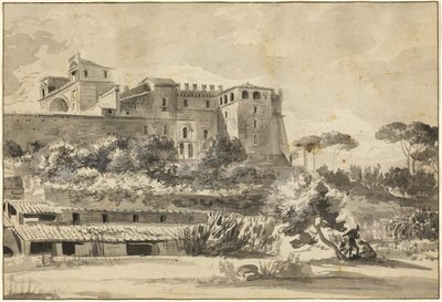 View of an Italian Villa and Gardens by Jean Jacques de Boissieu