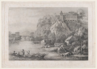 View of the Convent of the Barefooted Carmelites at Lyon by Jean Jacques de Boissieu