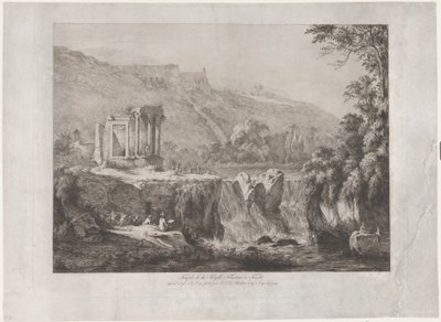View of the Temple of the Tiburtine Sibyl by Jean Jacques de Boissieu