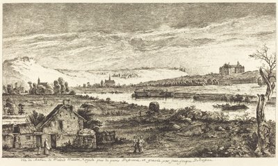 View of the Chateau de Madrid by Jean Jacques de Boissieu