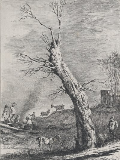Winter, after a drawing completed in Saint-Chamond, 1795 by Jean Jacques de Boissieu