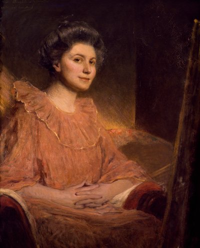 Portrait of Angele Delasalle by Jean Joseph Benjamin Constant