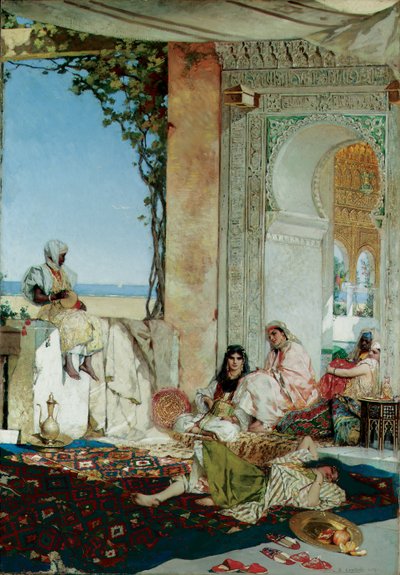Women of a Harem in Morocco by Jean Joseph Benjamin Constant