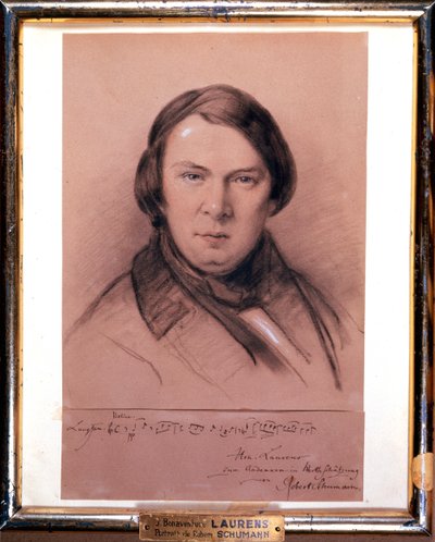 Robert Schumann, German composer by Jean Joseph Bonaventure Laurens