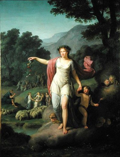 Spring by Jean Joseph Taillasson