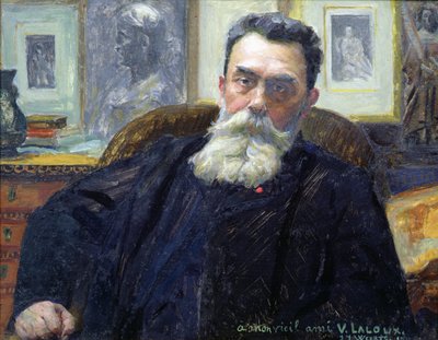 Portrait of Victor A. Laloux by Jean Joseph Weerts