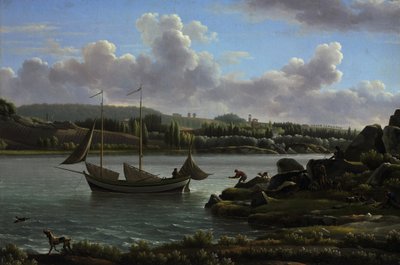 The Departure for the Hunt by Jean-Joseph-Xavier Bidauld
